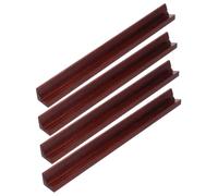 UKCOCO Mini Support de Tuiles de Mahjong en Bois pour Joueurs Portable Antidérapant 4 Pièces pour et Réunions de Famille