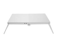 UKCOCO Mini Table Pliante D'extérieur Portable en Aluminium Léger Table de Camping Compacte Plateau Isolant Résistant la Chaleur Petite Multifonction pour Pique-niques et Activités