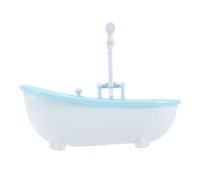UKCOCO Miniature Bain Poupon avec Pulvérisation Eau Électrique Mini pour Garçon Fille Développement de Imagination et Créativité Résistant et pour Jeux de Bain