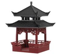 UKCOCO Miniature de Pagode pour Jardin Zen Statue de Pavillon Miniature Asiatique Accessoire de Bonsaï Zen Décoration de Jardin Élément Décoratif pour Présentation de Bonsaï