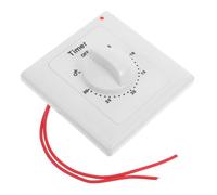 UKCOCO Minuterie Prise Électrique avec Bouton Interrupteur pour Cuisine et Salle de Bain Minuterie Murale à Du Facile à Installer et Compatible Multiprises