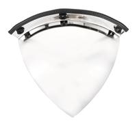 UKCOCO Miroir Convexe en Acrylique 40 Cm de Circonférence, Miroir de Sécurité Mural pour Intérieur et Extérieur, Grand Angle de Vue, pour Garage, Supermarché et Entrepôt