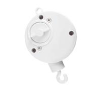 UKCOCO Mobile Musical pour Lit Garçon Fille avec Mécanisme à Ressort Cloche Rotative Éveil Blanc Favorise Développement et Visuel