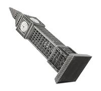 UKCOCO Modèle Bâtiment Emblématique Britannique Big Ben Décoration de Table Métal Vintage pour Salon Bureau Cadeau Souvenir Londres