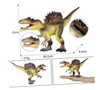 UKCOCO Modèle Dinosaure Stégosaure Réaliste Plastique Figurine Cognitive Éducative pour Garçon Fille Décoration Imitation Nature Apprentissage Sensoriel
