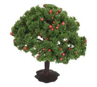 UKCOCO Modèle Miniature de Pommier pour Diorama Arbre Fruitier Artificiel pour Paysage de Table Micro Paysage DIY Artisanat Décor D'architecture pour Train