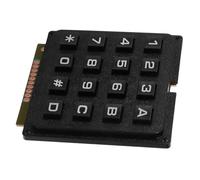 UKCOCO Module Clavier Industriel à Microcontrôleur 16 Touches 4x4 pour Usage Professionnel Fonctionnel Compact Noir Adapté Automatisation Contrôle Électronique