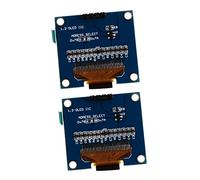 UKCOCO Module D'affichage Lot De 2 Modules D'écran LCD 1 3 Pouces Carte I2c 12864 Robuste