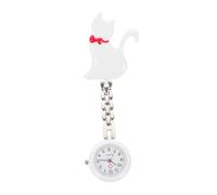 UKCOCO Montre Infirmière à Quartz Originale Petite Montre Chat Adorable De Poche Portable pour Étudiant