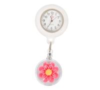 UKCOCO Montre Infirmière Rétractable avec Clip Poche Portable pour Femmes Médecins Montre de Pratique Suspendre