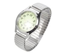 UKCOCO Montre Numérique Lumineuse pour Seniors avec Bracelet Élastique Montre Casual Élégante pour Couples De Noël