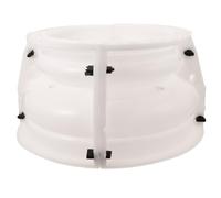 UKCOCO Moule à Béton pour Colonne Romaine Décorative Extérieur, Moule Multifonctionnel 30 Cm Diamètre, Compatible Béton Et Plâtre, Bricolage Et Aménagement Paysager