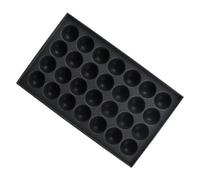 UKCOCO Moule à Boulettes de Poisson Antiadhésif 28 Trous en Aluminium Poêle à Takoyaki pour Cuisson Maison, Barbecue et Restaurant Accessoire de Cuisson Ustensile Pâtisserie