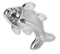 UKCOCO Moule à Galette de Riz Poisson Koi Moulage Chocolat Génoise Gélatine et Sucre Alliage Aluminium Résistant Chaleur pour Cuisine Maison Pâtisserie et DIY