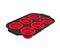 UKCOCO Moule À Gâteau Rectangulaire 6 Cavités Antiadhésif Pour Une Préparation Facile Des Gâteaux Du Pain Facile À Nettoyer Convient Pour Une Utilisation À Domicile, En