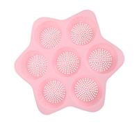 UKCOCO Moule à Muffins Silicone Cavités Rose Moule Rond Antiadhésif pour Cuisson Au Four Grill et Friteuse à Air pour Galettes de Viande Gâteaux