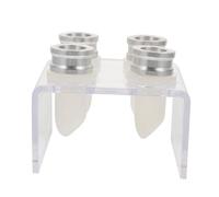 UKCOCO Moule à Rouge à Lèvres Diy En Silicone 9 Pièces 12.1 Mm Kit Moule Fabrication De Rouge à Lèvres Créatif Maison Support à Quatre Trous Et Anneaux, Outil Cosmétique Pour Amateurs De Maquillage