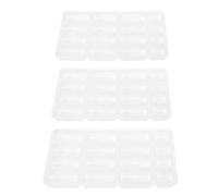 UKCOCO Moule Briques Mini 3 Pièces en Silicone Rose pour Maquettes | Format Standard, Lot de Trois Pièces, pour Maisons de Poupée, Ateliers Créatifs et Jardins Féeriques Couleur Aléatoire