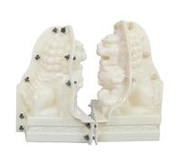 UKCOCO Moule en Plastique pour Statue de Petit Lion Décoratif Traditionnel Chinois, Pièce Multifonctionnelle, pour Bureaux et Entrées, Style Asiatique Distinctif Couleur Aléatoire