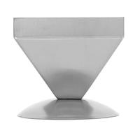 UKCOCO Moule Facile Argenté Viande Inoxydable à Acier en Forme Pyramide à Nettoyer et Utiliser Créatif Unique pour Maison la Cuisine