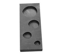 UKCOCO Moule Graphite pour Métalliques Creuset Fonderie Multi-usage Design Unique pour Fusion Or Cuivre Adapté Laboratoire et Petite Fonte