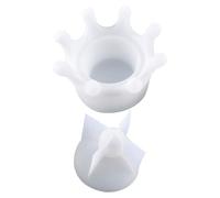 UKCOCO Moule Silicone Boîte de Rangement Couronne pour Résine Époxy Moule Multi-usage pour Boîte à Bijoux et Bougeoir DIY Démoulage Facile et Finition Lisse Décoration Maison et Artisanat