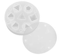 UKCOCO Moule Silicone Cavités Polyèdre pour Résine Époxy DIY Fabrication Dés Personnalisés Jeux de Table Résistant Haute Température
