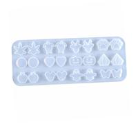 UKCOCO Moule Silicone pour Boucles D'oreilles en Résine Cristal, Mini Moule à Insert pour Création Diy, Flexible et Solide pour Bijoux Artisanaux