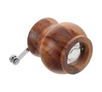 UKCOCO Moulin à Poivre Manuel en Bois Moulin à Sel et Épices Multifonction Mécanisme à Manivelle Réglable Portable et Robuste Cuisine et Barbecue Accessoire de Broyage de Café