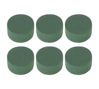 UKCOCO Mousse de Fleur Ronde 12 Cm 6 Pièces Absorbante en Boue pour Composition de Fleur Fraîches et Séchées Fournitures Artisanales pour Décoration Événementielle