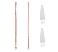 UKCOCO Nettoyeur D’oreille en Acier Inoxydable à Double Tête, Embout Spirale et Ressort, Léger, pour Élimination Douce du Cérumen, Voyage et Maison, Garçon et Filles et Adultes