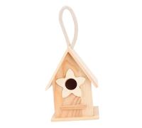 UKCOCO Nichoir DIY à Peindre pour Oiseaux Décoration Extérieure Naturel pour Jardin Activités Manuelles