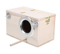UKCOCO Nichoir pour Oiseaux avec Perchoir Maison de pour Oiseaux pour Perroquets Cockatiels Conception et Facile à Assembler