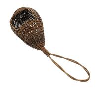 UKCOCO Nid Oiseau Rotin Tissé Décoration Suspendue pour Maison Jardin Nichoir Décoratif Artificiel Ornement Naturel