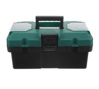 UKCOCO Noir Boîte à Outils Multifonction en Plastique, Portable | Grand Volume, Prise en Main Facile, Format 14 Pouces, Coffret Pratique pour Véhicule et Rangement Domestique