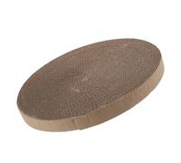 UKCOCO Noyau De Remplacement Ondulé Recharge De Bloc-Notes pour Chat Recharge pour Griffoir à Chat Rond en Carton Planche à Gratter pour Ongles De Chien Bloc-Notes Brun Papier Ondulé