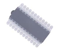 UKCOCO Nuancier de Vernis à Ongles Détachable 24 Couleurs Présentoir Gris 2 Pièces pour Manucure Salon et Usage Professionnel