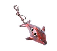 UKCOCO Ocarina Céramique Portable pour Débutants Musicale Colorée pour Apprentissage Festivals Agréable et Couleur Aléatoire Couleur Aléatoire