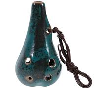 UKCOCO Ocarina en Céramique à 6 Trous Portable pour Débutants, Instrument à Vent Moyen en C, Mini Ocarina Facile à Jouer, pour Entraînement Musical et Usage Mobile Couleur Aléatoire