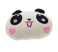 UKCOCO Oreiller Cervical Panda Doux Mignon avec Rembourrage en Coton PP, Petit Coussin Appui-tête pour Siège Auto Et Chaise, Bande Élastique Ajustable, Accessoire Polyvalent pour Voyage