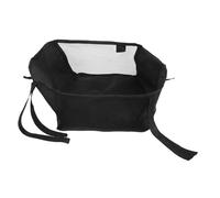 UKCOCO Organisateur De Fond De Poussette Pour Bébé, Petit Modèle Noir 32x22x13 Cm, Tissu Oxford Léger Et Résistant, Panier Inférieur De Rangement Pratique Pour Couches Et Biberons, Sortie En Poussette
