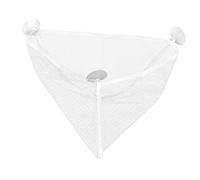 UKCOCO Organisateur de Jouets de Bain Multifonction en Filet Blanc Support de Rangement à Ventouse pour Bébé Paquet de Rangement Pratique pour Jouets de Bain