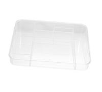 UKCOCO Organisateur De Rangement Pour Cosmétiques Boîte De Rangement Compartimentée Transparente Plateau à Bijoux Pour Maison