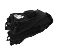 UKCOCO Organisateur de Rangement pour Voiturette de Golf Noir en Polyester Solide Panier Pliable Amovible sans Perçage avec Porte-Gobelets Isothermes Grand Compartiment Polyvalent pour