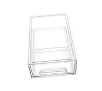 UKCOCO Organisateur De Réfrigérateur Grand Format Transparent En Pet, Bac De Rangement Tiroir Pour Légumes Et Congélation, Boîte De Conservation Alimentaire Pratique Cuisine Et Garde-manger