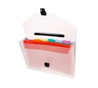 UKCOCO Organiseur de Documents Accordéon Portable Compartiments Trieur Range Factures pour Bureau et Maison Sac de Rangement Pratique
