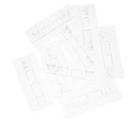 UKCOCO Outil de Fixation pour Stabilisateur de Parc 8 Pièces Plastique Double Rangée de Supports Étagère et Base Adhésive Antidérapante pour Parc à Jeux Garçon et Filles