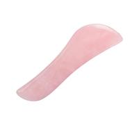 UKCOCO Outil de Massage Gua Sha Visage en Cristal Composite Rose Forme S pour Femmes, Facile à Transporter, Favorise la Nutrition Peau, 1 Pièce