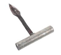 UKCOCO Ouvre-huîtres T Acier Robuste Outil Écailler Ergonomique pour Fruits de Mer Léger et Compact pour Cuisine Adapté Huîtres Palourdes et Coquillages