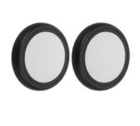 UKCOCO Paire de Roues Amovibles en Caoutchouc pour Poussette Bébé, Roues de Rechange Résistantes à L'usure, Confortables pour Rues Ville et Zones Encombrées